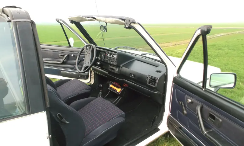 Binnenkant van de auto