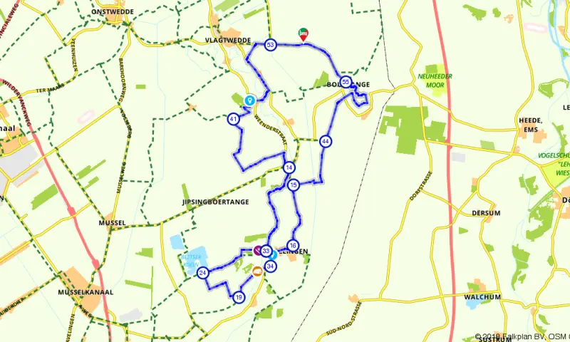 Fietsroute Westerwolde