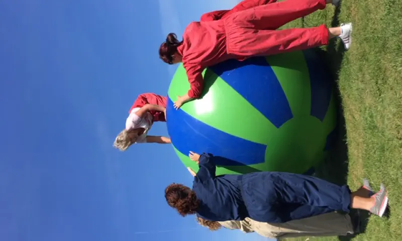 teambuilding in het weiland