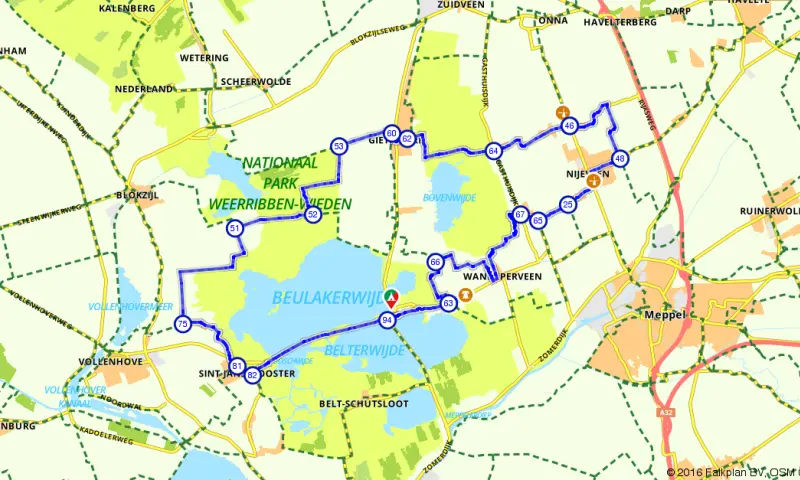 Route in Overijssel