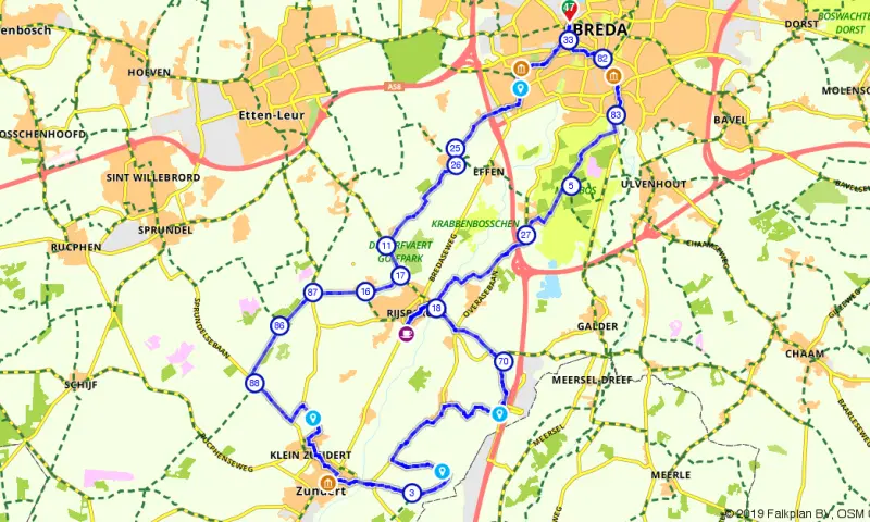 Route Noord-Brabant