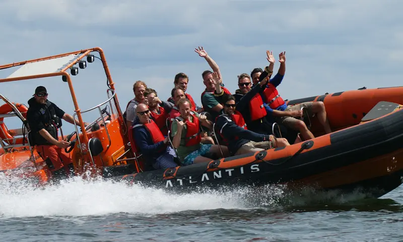 Bezoekers tijdens activiteit