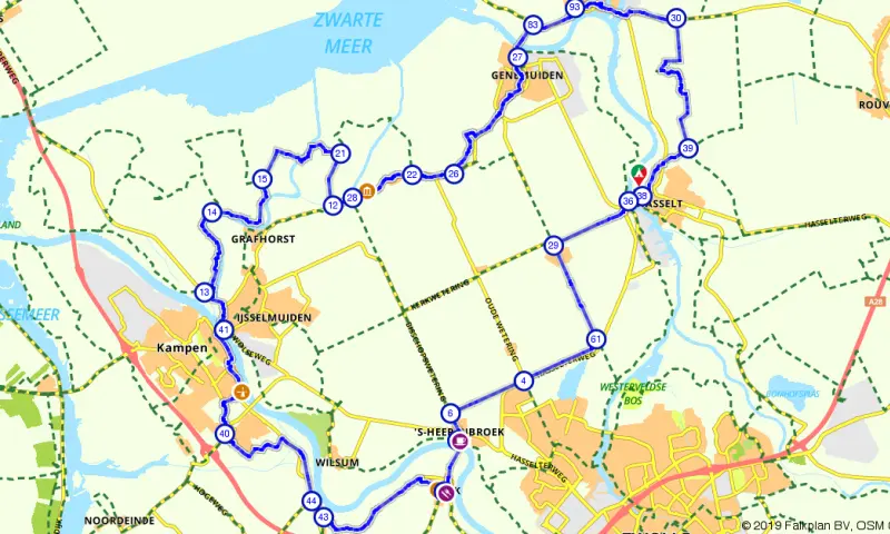 Route in Overijssel