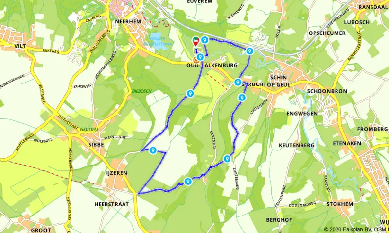Route in Limburg