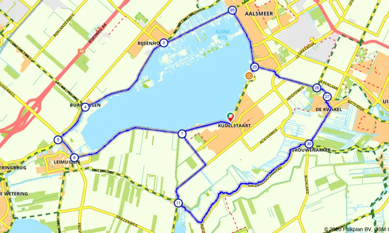 Route in Noord-Holland