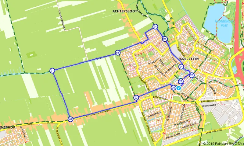 Route in Utrecht