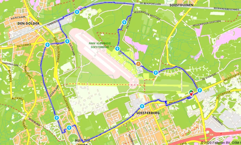 Route in Utrecht
