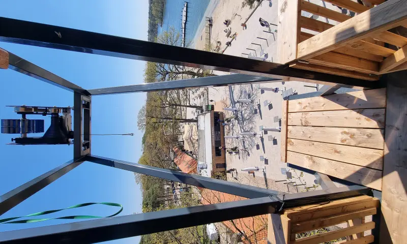 De vrije val van 15m hoogte