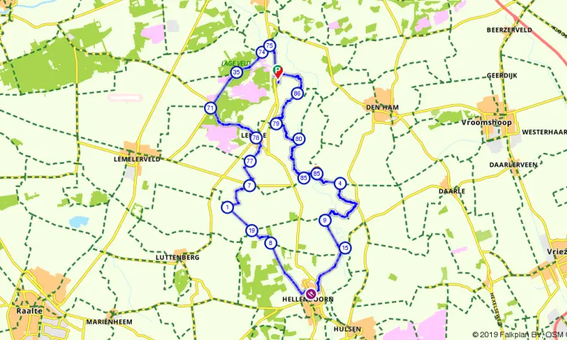 Route in Overijssel