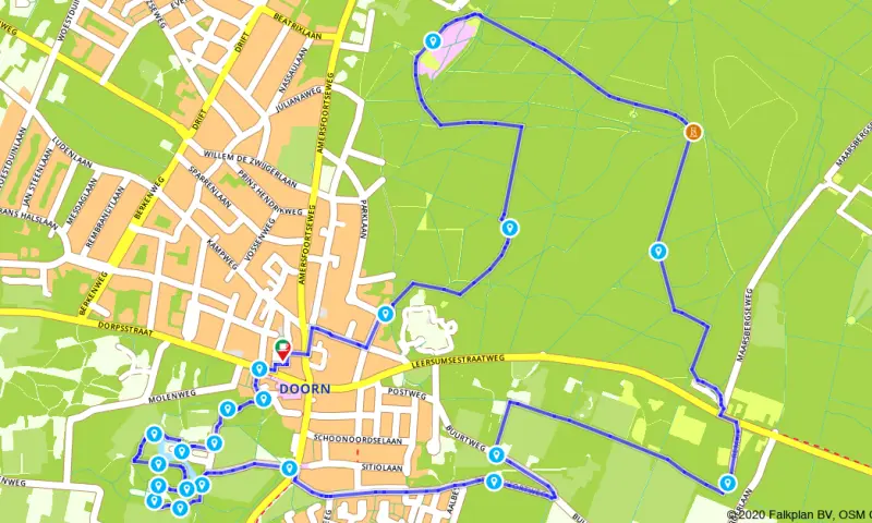 Route in Utrecht