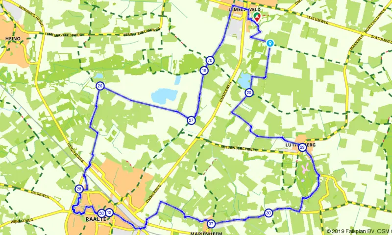 Route in Overijssel