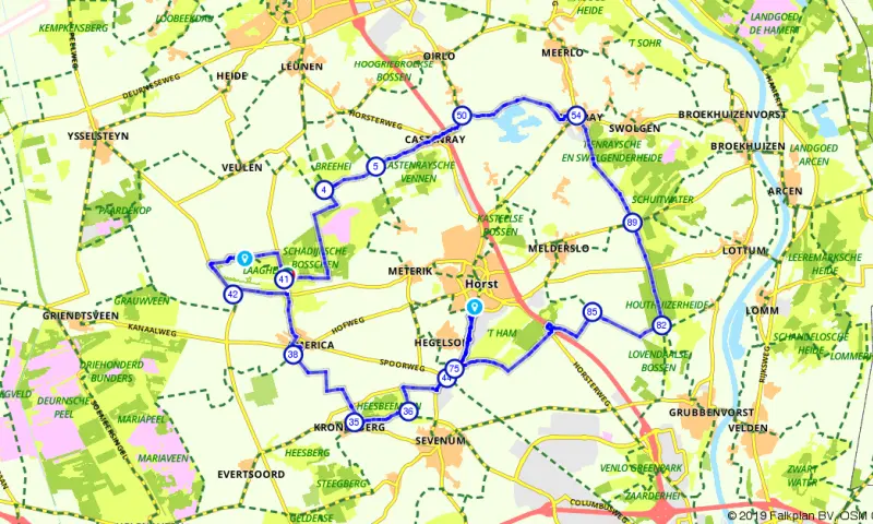 Route in Limburg