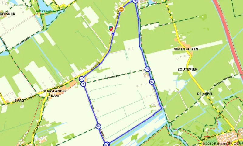 Route Zuid-Holland