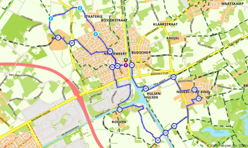 Route in Limburg