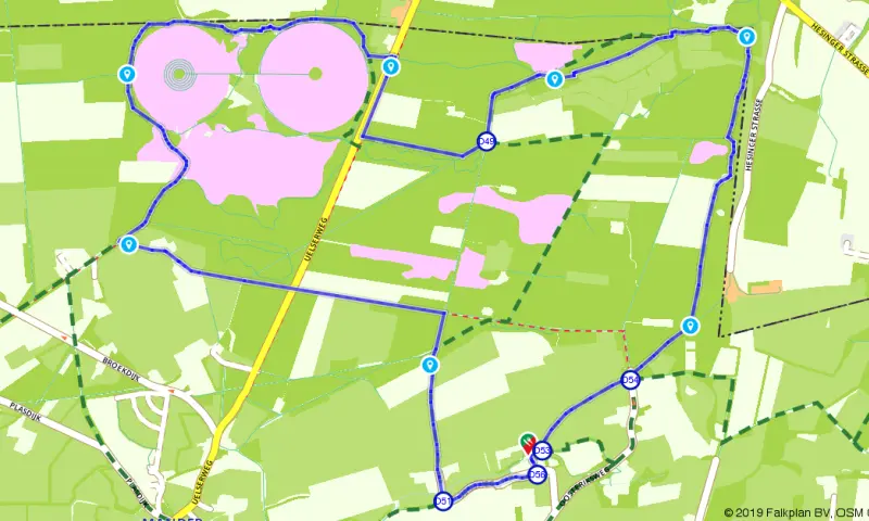 Route in Overijssel