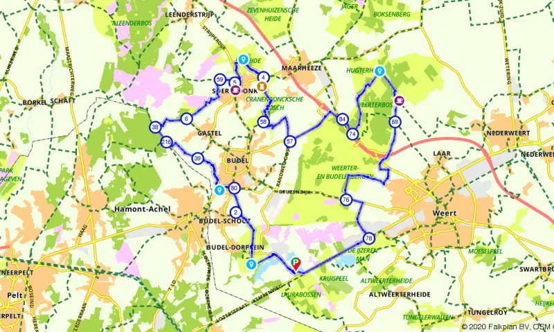 Route in Limburg