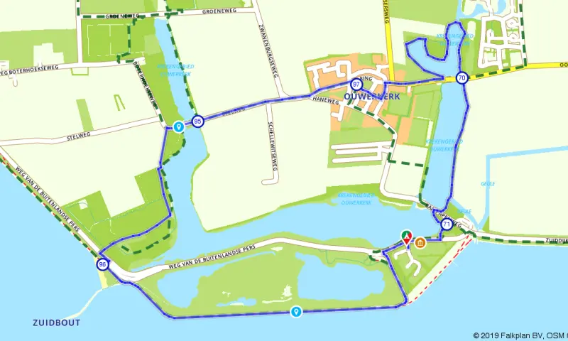 Route in Zeeland