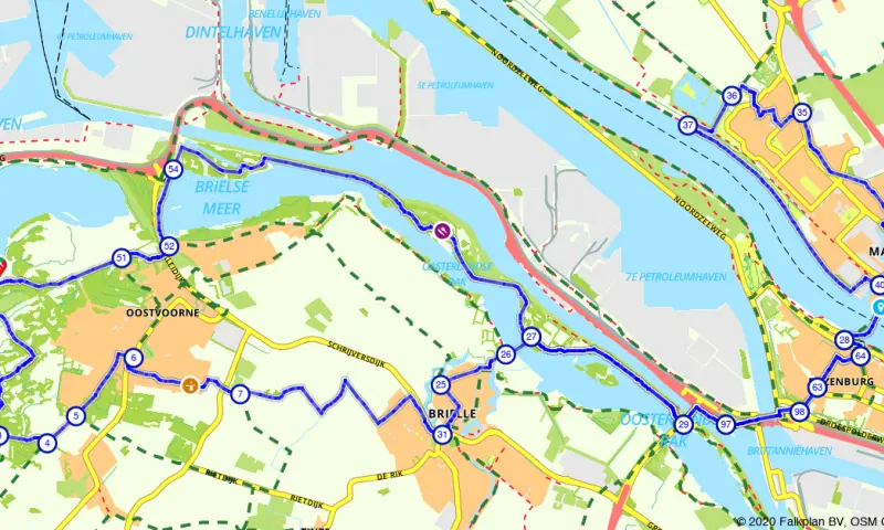Route Zuid-Holland