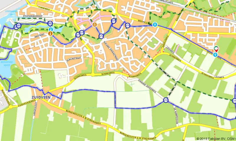 Route in Overijssel