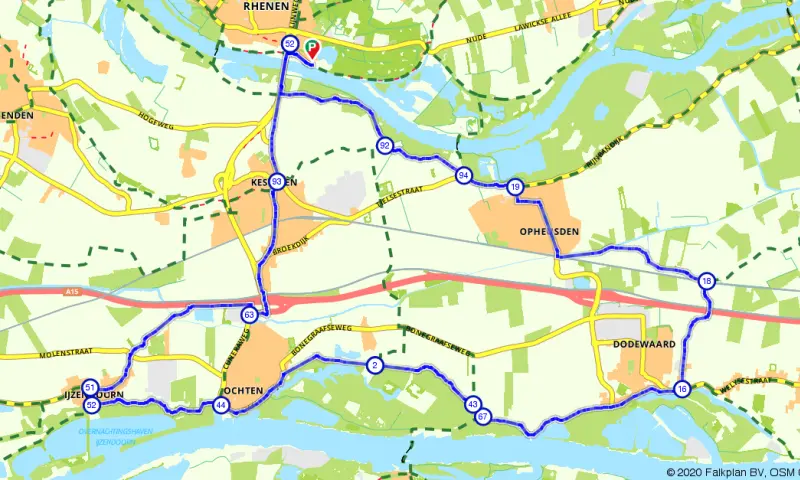 Route in Utrecht