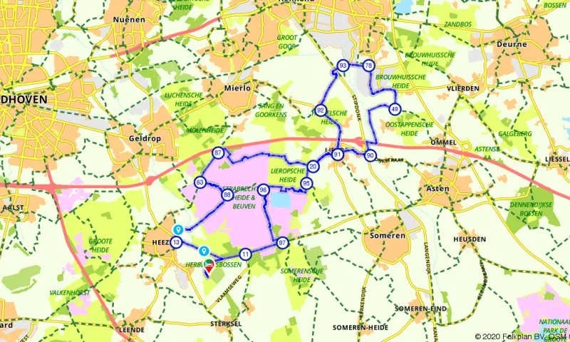 De Strabrechtse Heide en Kasteel Heeze