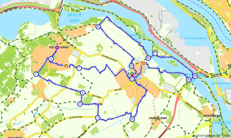 Route Zuid-Holland