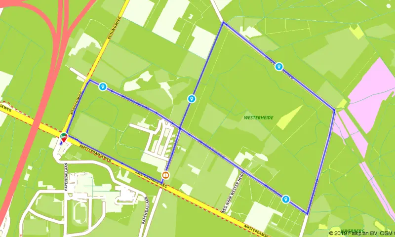 Route in Gelderland