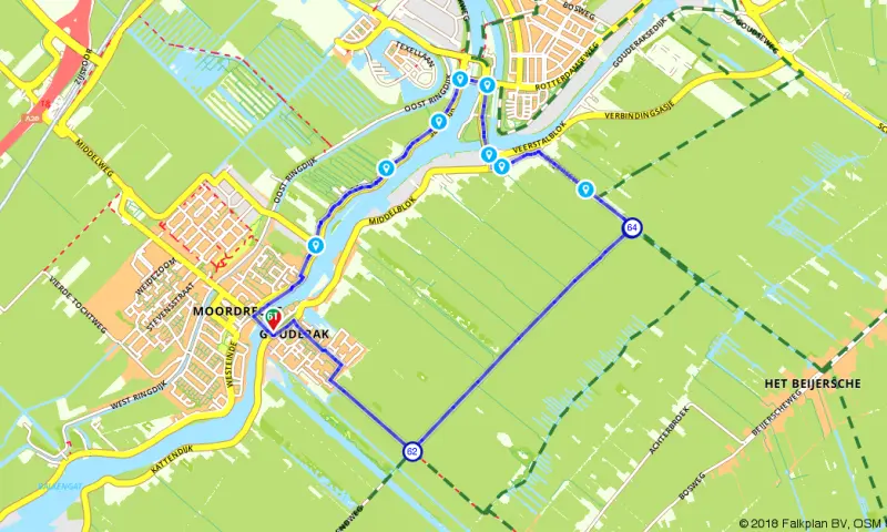 Route Zuid-Holland