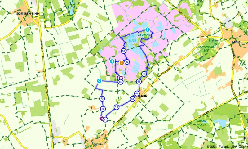 Route in Limburg