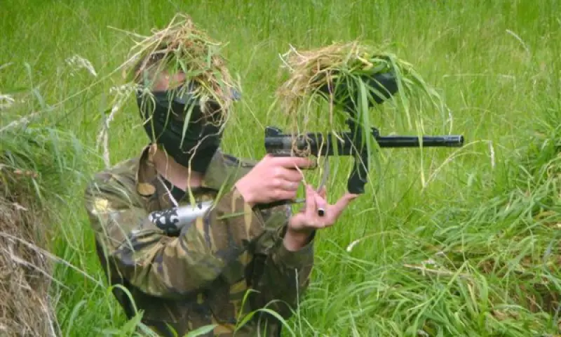 Undercover paintballen
