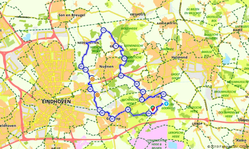 Route Noord-Brabant