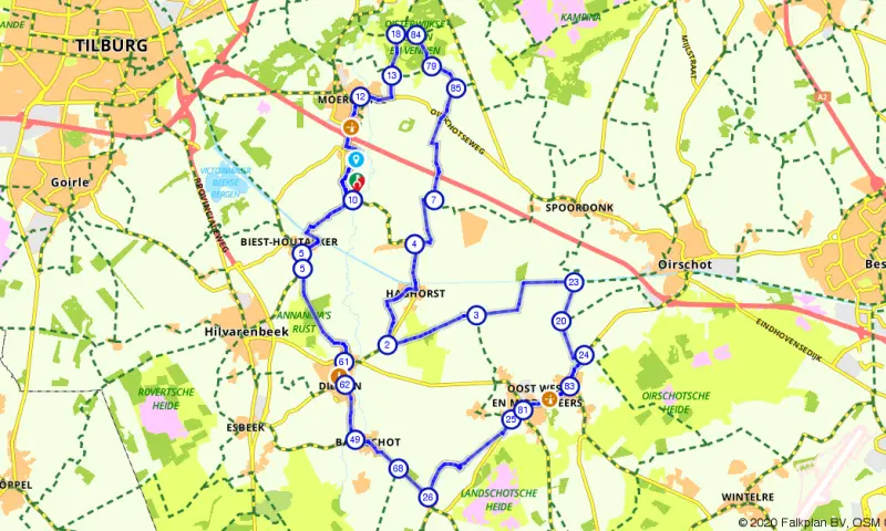 Route Noord-Brabant
