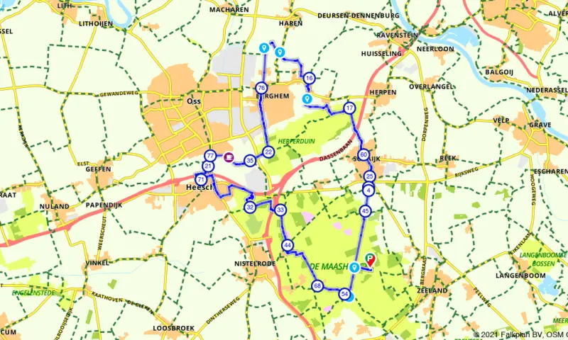 Route Maashorst