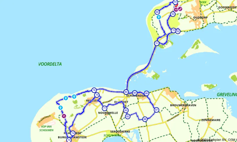 Route Zuid-Holland