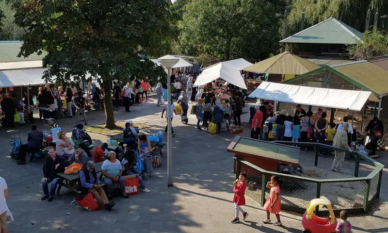 Tentjes op de boerderij