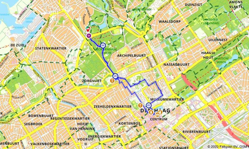Route Zuid-Holland