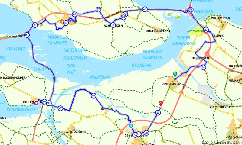 Route Noord-Brabant