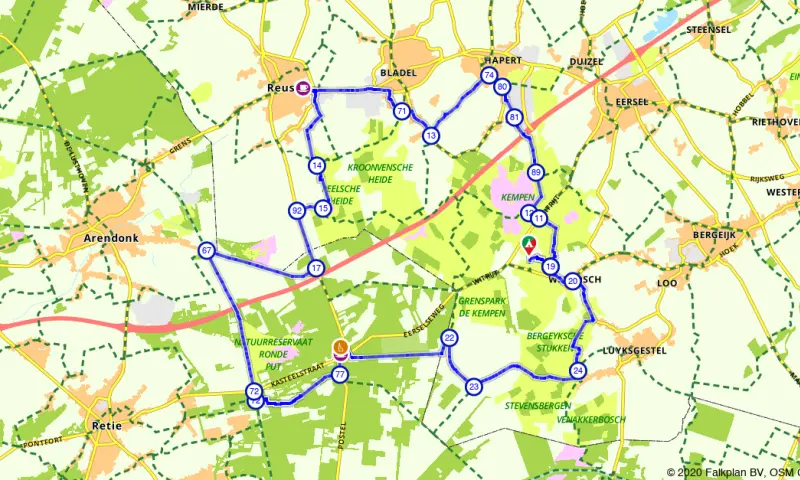 Route Noord-Brabant