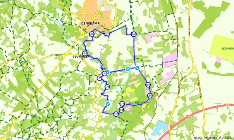 Route in Overijssel