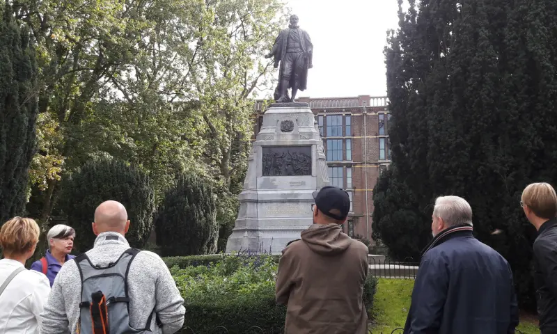 Wandeling in de stad