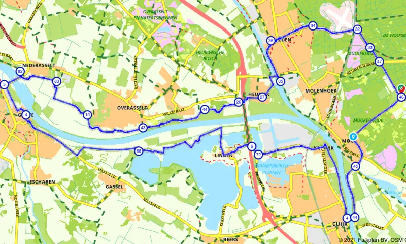 Route in Limburg
