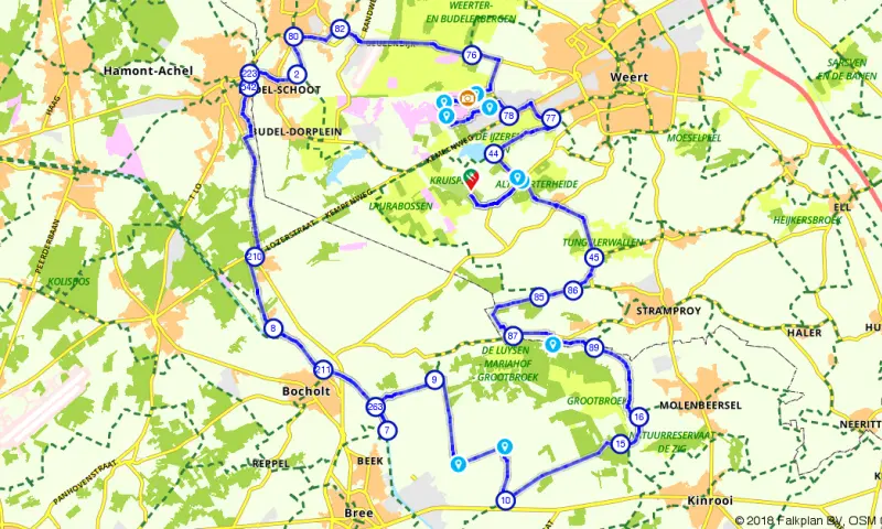 Route in Limburg