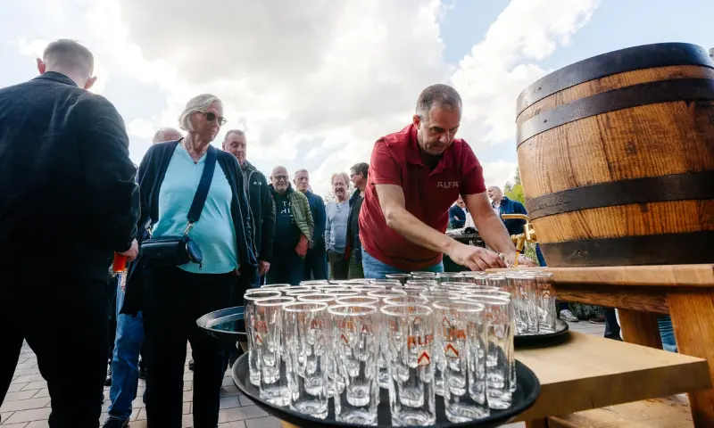Bier wordt getapt