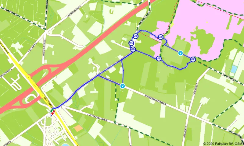 Route in Overijssel