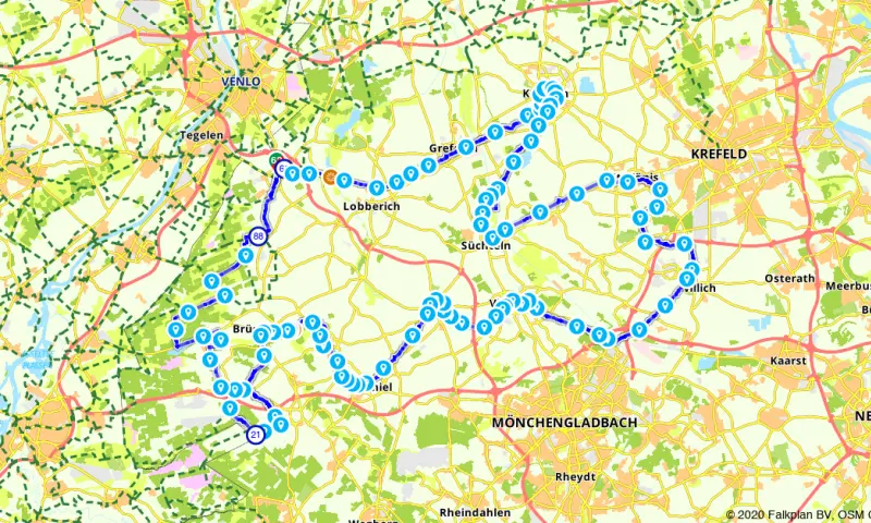Route in het buitenland