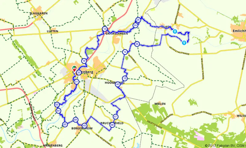 Route in Overijssel
