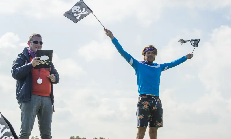 Piraten vlag gewonnen