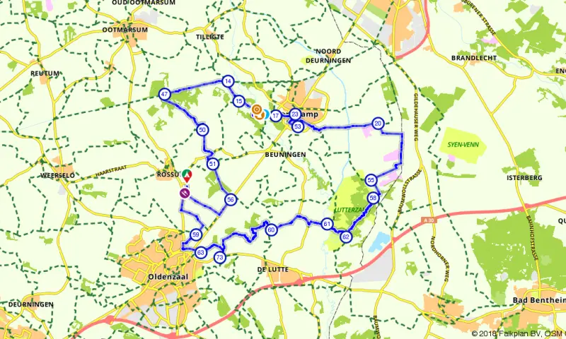 Route in Overijssel