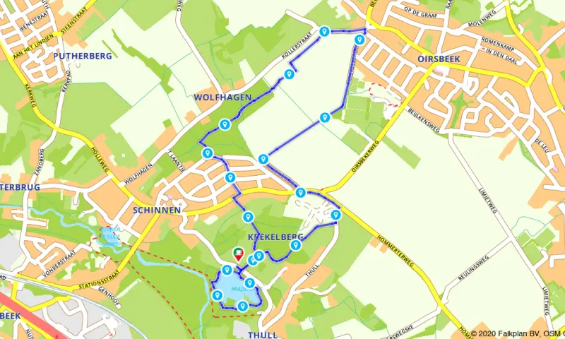 Route in Limburg