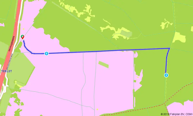 Route in Gelderland